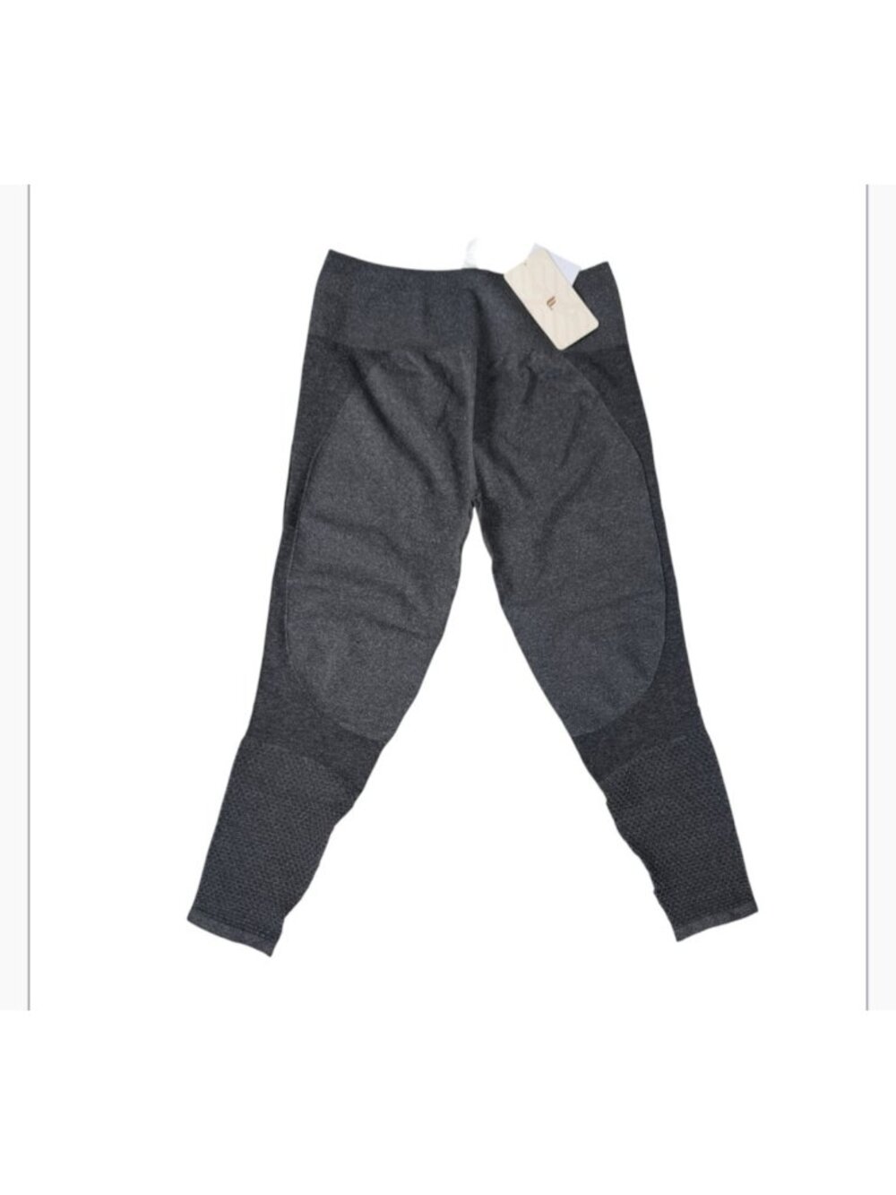 Fabletics Seamless High-Waisted Mesh Gray Leggings women's size Large